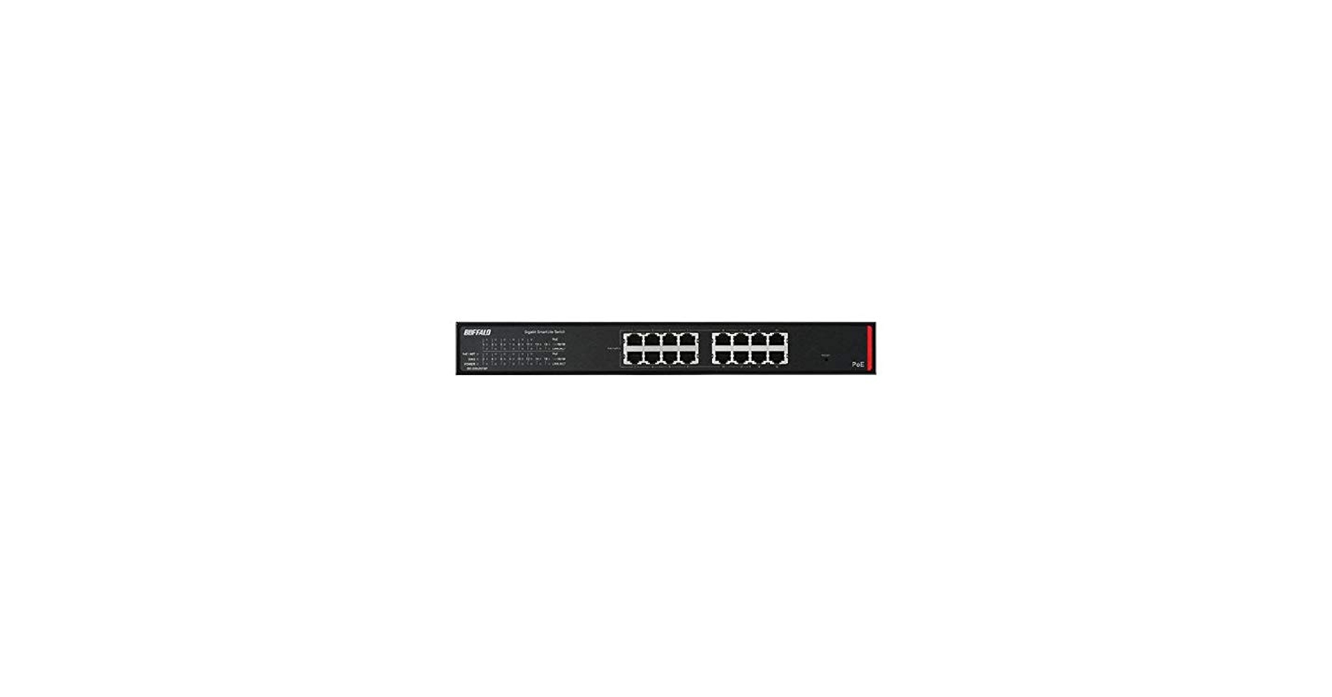 Amazon | バッファロー BS-GSL2016P 法人向け Giga対応 PoE Layer2