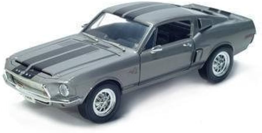 Amazon.com: 1968 SHELBY GT500 KR 1/18 DIECAST MODEL SILVER : Arts