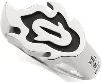 Amazon.co.jp: コスパ 鬼滅の刃 煉獄杏寿郎の日輪刀 シルバーリング 9