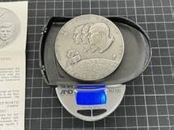 Amazon.co.jp: アポロ11号 純銀製 150g 大型メダル 月面着陸記念 1969