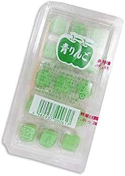 Amazon.co.jp: 明光製菓 青りんご餅 (20個入) 駄菓子 グミ あめ