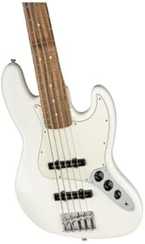 Amazon.com: Fender Player Jazz Electric Bass Guitar V - Pau Ferro
