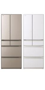 Amazon | 日立 冷蔵庫 幅68.5cm 505L クリスタルシャンパン R-X51N XN