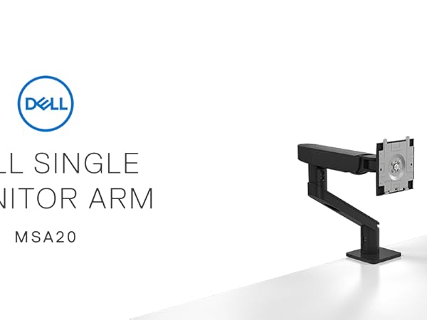 Amazon.com: Dell DELL-MSA20 Single Monitor,MSA20 Mounting Arm
