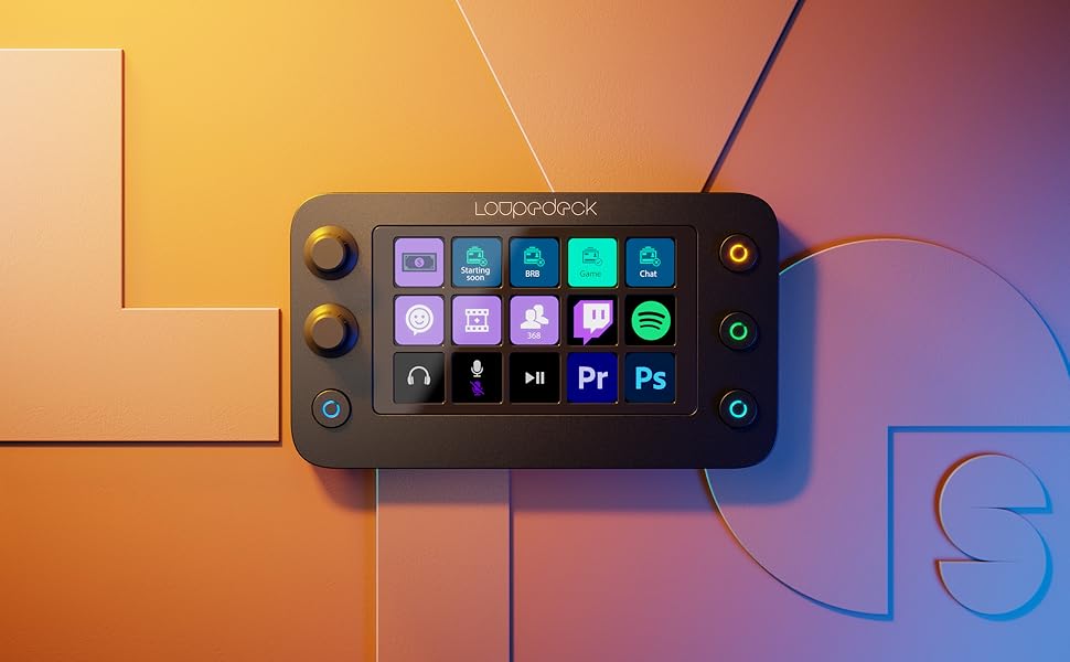 Amazon.com: Loupedeck Live S - The Streaming Console for Desktop