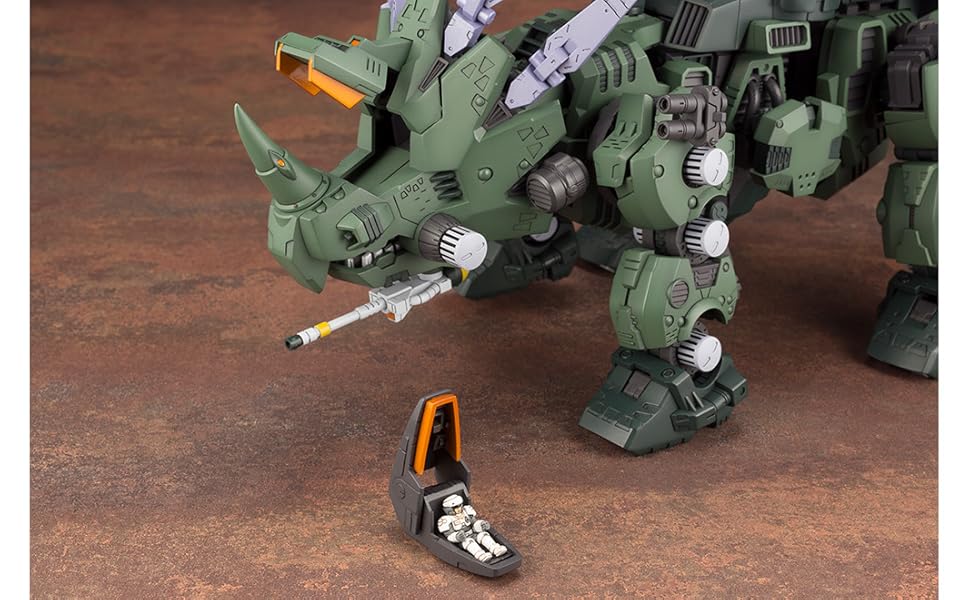 Amazon | 壽屋(KOTOBUKIYA) ZOIDS グリーンホーンAB 全長約340mm 1/72
