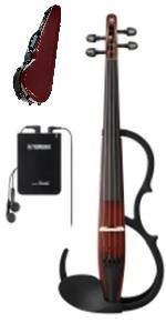 Amazon.co.jp: ヤマハ(YAMAHA) サイレントバイオリン YSV104BR 練習に