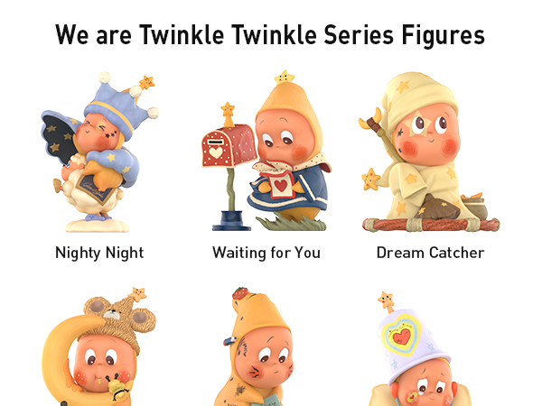 Amazon.com: POP MART We are Twinkle Twinkle Series Figures, 9PCs