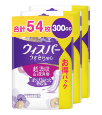 Amazon.co.jp: WHISPER ウィスパー うすさら吸水 100cc 28枚 (14枚×2