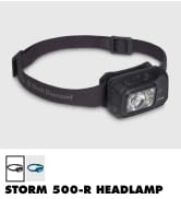 Amazon.com : BLACK DIAMOND Storm 500-R Rechargeable Headlamp | 500