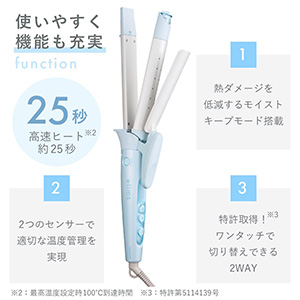 Amazon | テスコム (TESCOM) ヘアアイロン コテ 26mm ストレート