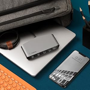 Amazon.com: Belkin Thunderbolt 3 Dock Mini HD With Cable - Usb C