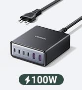 Amazon.co.jp: UGREEN 500W 充電器 type-c 卓上 急速【単ポート最大