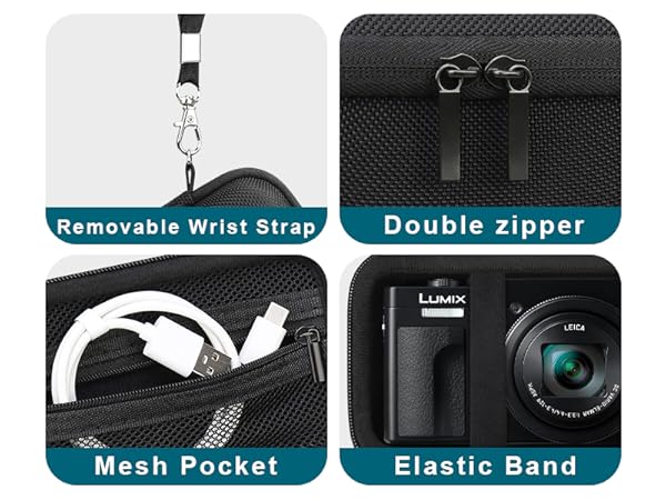 Amazon.com : Canboc Carrying Case for Panasonic LUMIX ZS99/ LX10