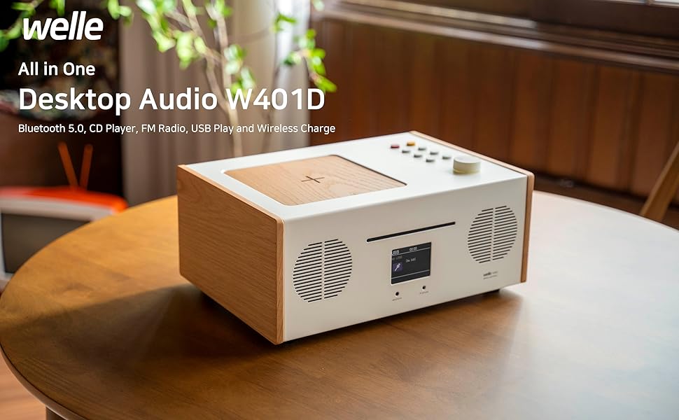 Amazon.co.jp: Welle(ベレー) Bluetoothデスクトップ型オーディオ