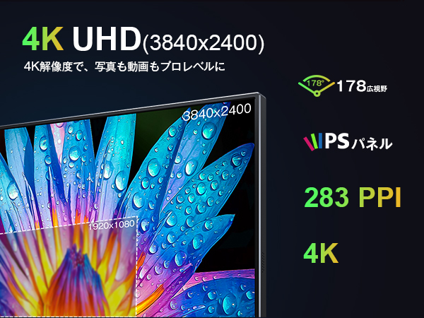 Amazon.co.jp: 【Amazon限定ブランド】KOOLYFUL モバイルモニター 4k