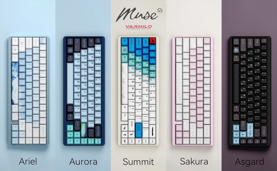 Amazon | Mechkeys VARMILO Muse65 ゲーミングキーボード、CNC加工