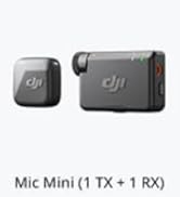 Amazon | DJI Mic Mini（1 TX + 1 RX） ワイヤレス マイク 超軽量