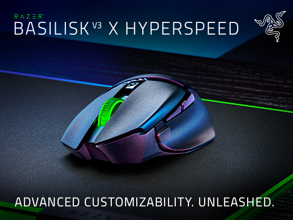Amazon.com: Razer Basilisk V3 X HyperSpeed Customizable Wireless
