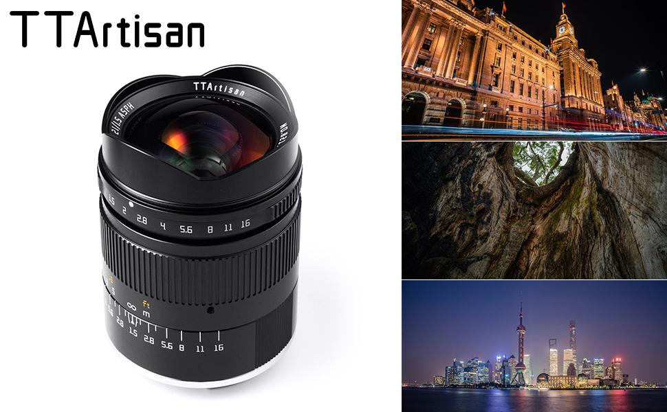 Amazon | TTArtisan 21mm f/1.5 ASPH Lマウント ブラック レンズ 銘匠