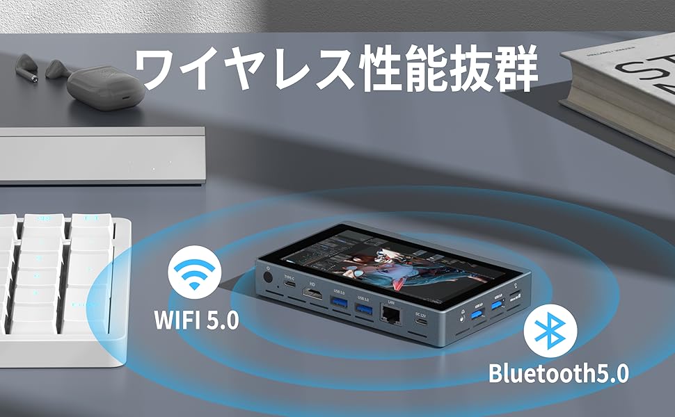 Amazon.co.jp: ミニpc Intel N5095 タッチパネル付きmini pc ミニ