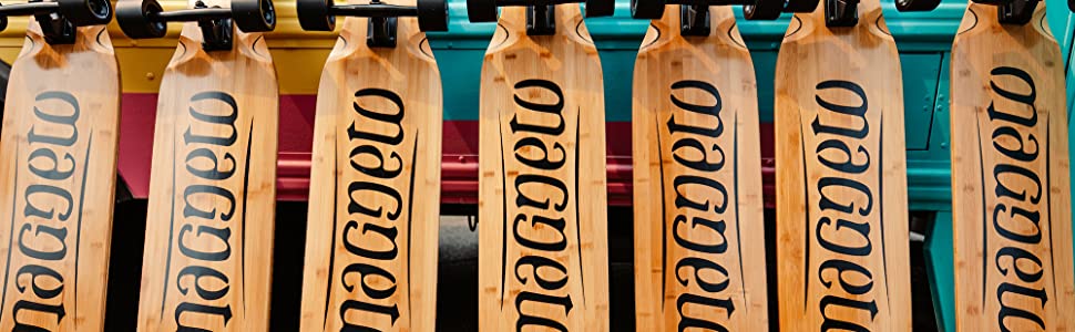 Amazon.co.jp: Magneto Longboard - Bamboo Dancing Longboard