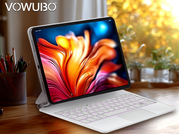 Amazon.com: VOWUBO Magic Keyboard for iPad Air 11 inch M3/M2