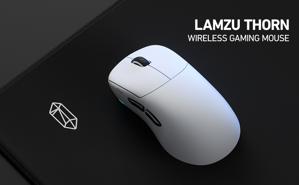 Amazon.co.jp: ラムズ(Lamzu) Thorn ゲーミングマウス Polar White 1