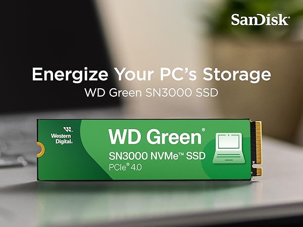 Amazon.com: Western Digital 500GB WD Green SN3000 NVMe Internal