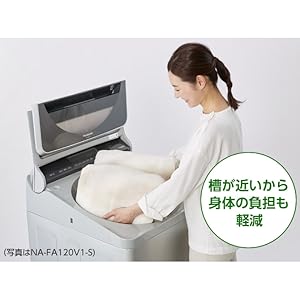 Amazon | パナソニック 10.0kg 全自動洗濯機 泡洗浄W ブラウン NA