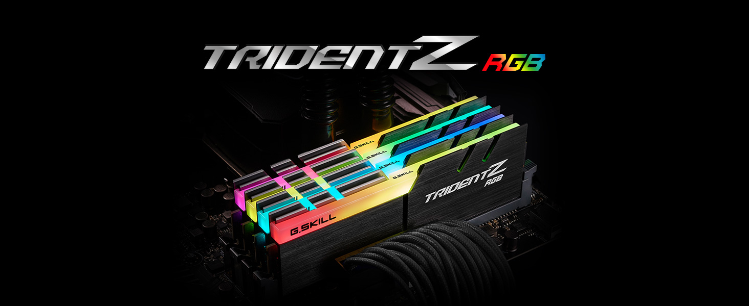 G.SKILL Trident Z RGB Series DDR4 RAM (XMP) 32GB (2x16GB) 3200MT/s