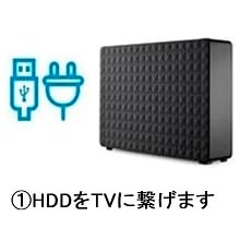 Amazon.co.jp: Seagate 外付けハードディスク 4TB テレビ録画/4K対応