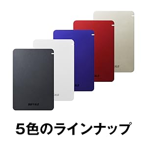 Amazon | BUFFALO USB3.1(Gen.1)対応 耐衝撃ポータブルHDD 1TB