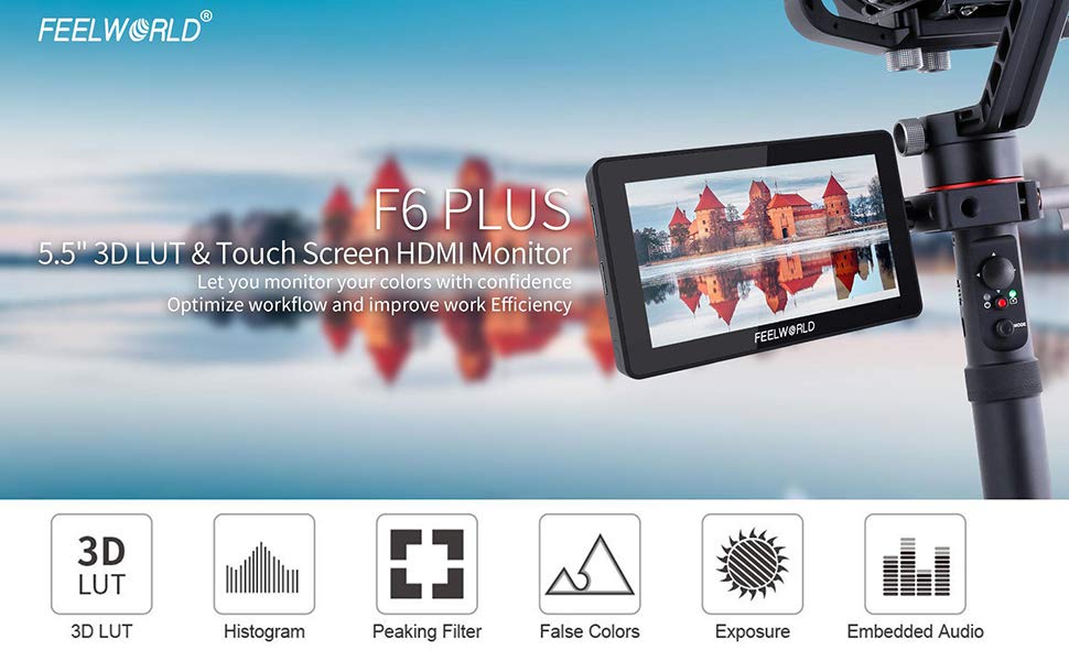 Amazon.co.jp: 【正規品 き日本語説明書付】Feelworld F6 Plus 4K HDMI