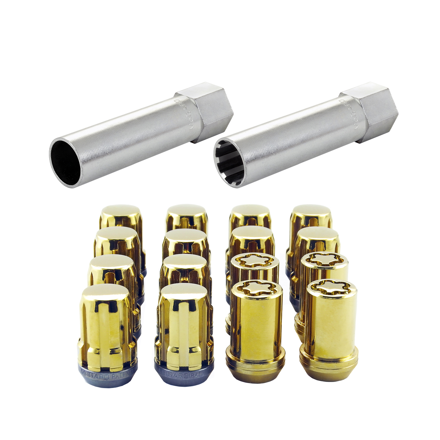 Gold SplineDrive 4 Lug Wheel Installation Kit (M12 x 1.5 Thread