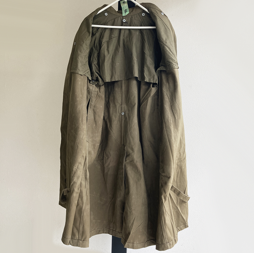1950's Dead Stock French Military Motorcycle Coat 1950年代フランス