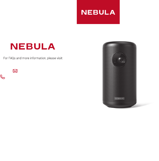 説明書 ネビュラ D2421 Capsule II プロジェクター