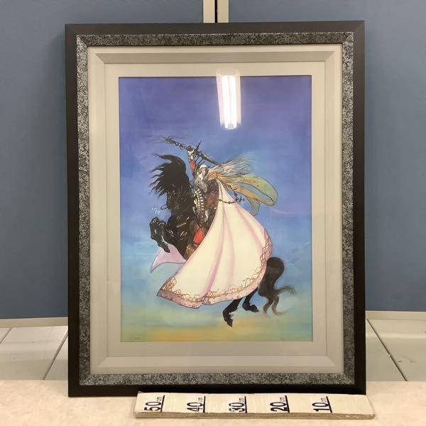 同梱不可 □ アールビバン 版画 白騎士 WHITE KNIGHT 天野喜孝 113