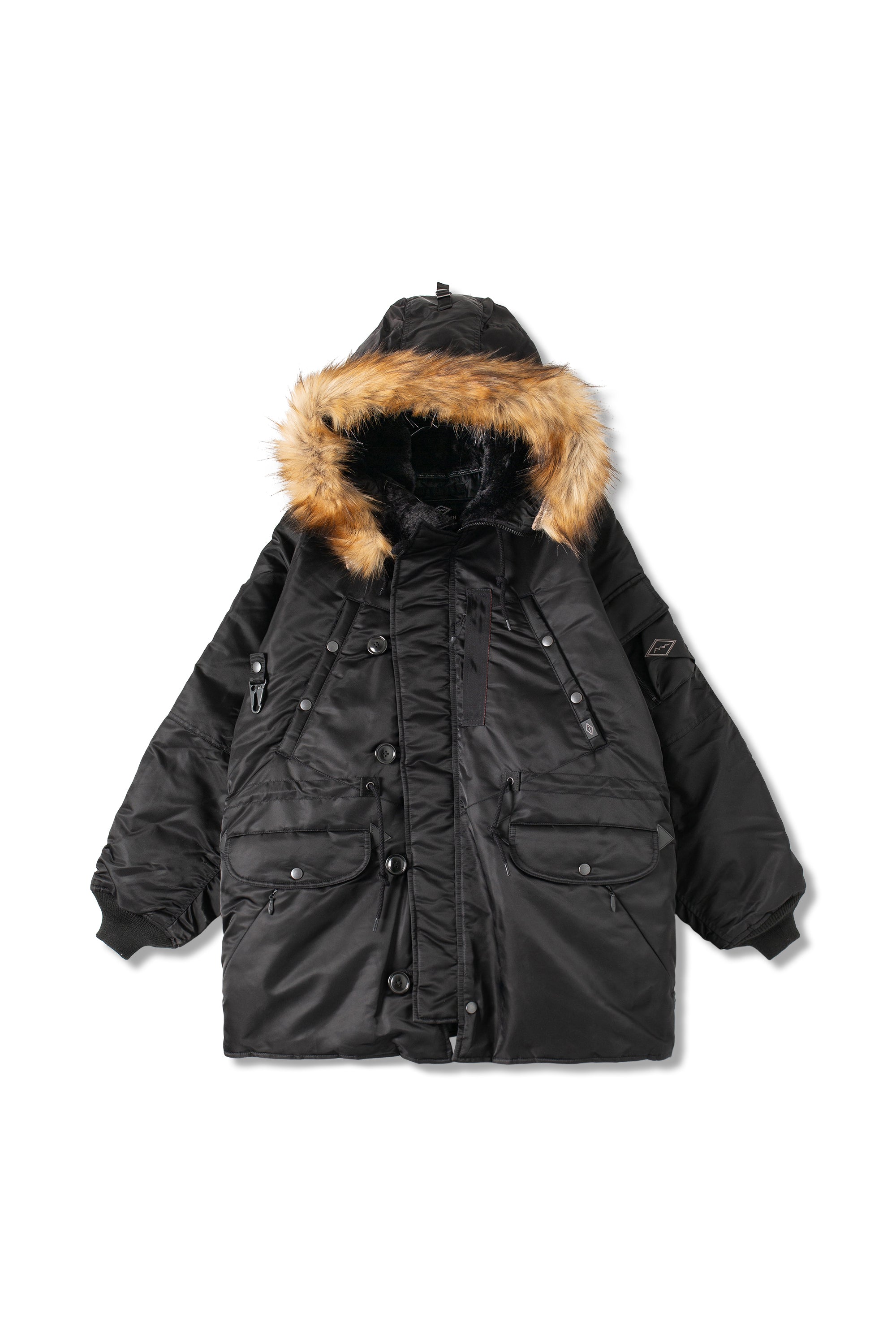 Extra Mile N-3 Field Coat (Black) – Manastash Europe
