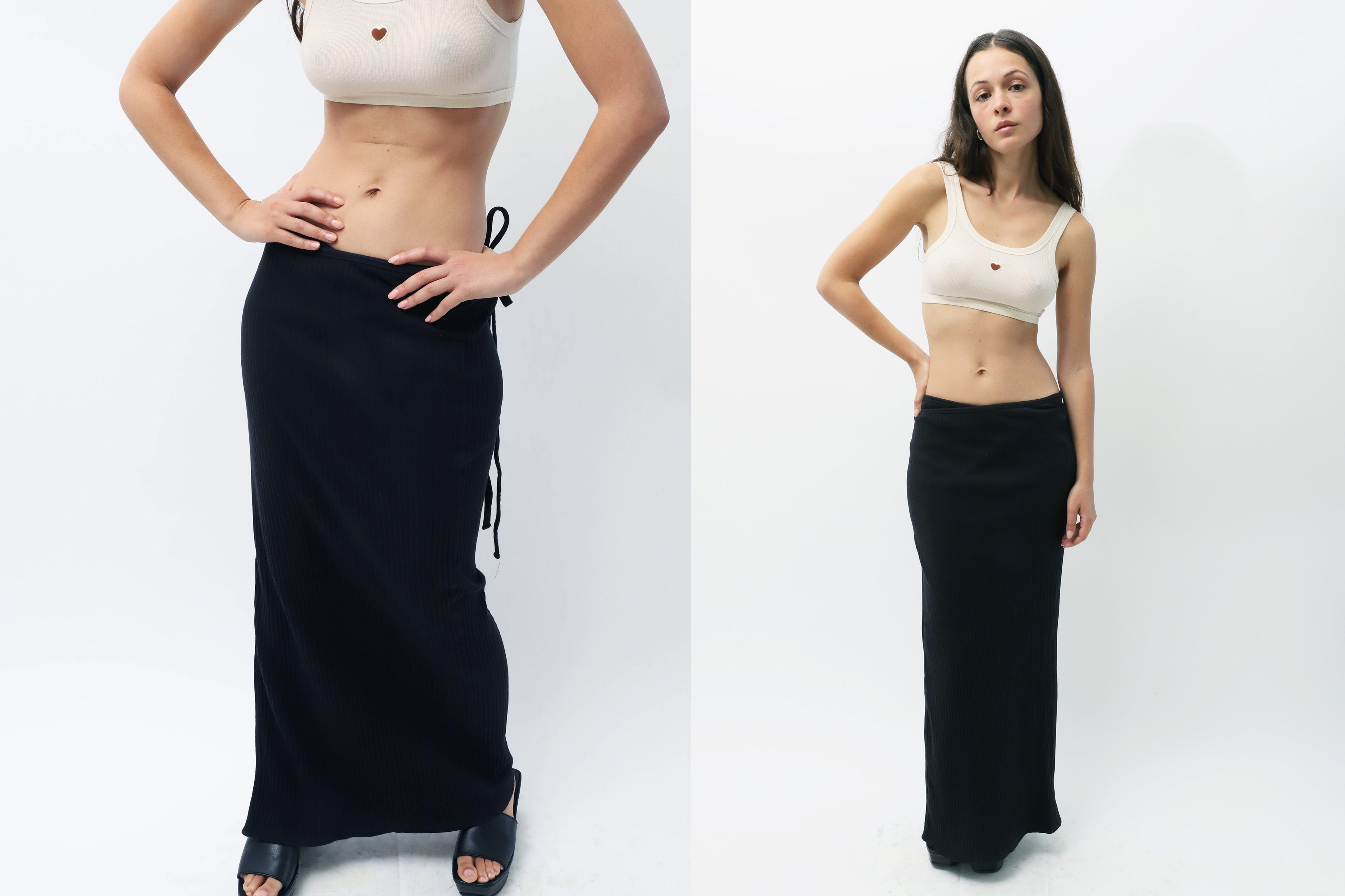 Baserange ~ Black Brig Skirt | MAIMOUN