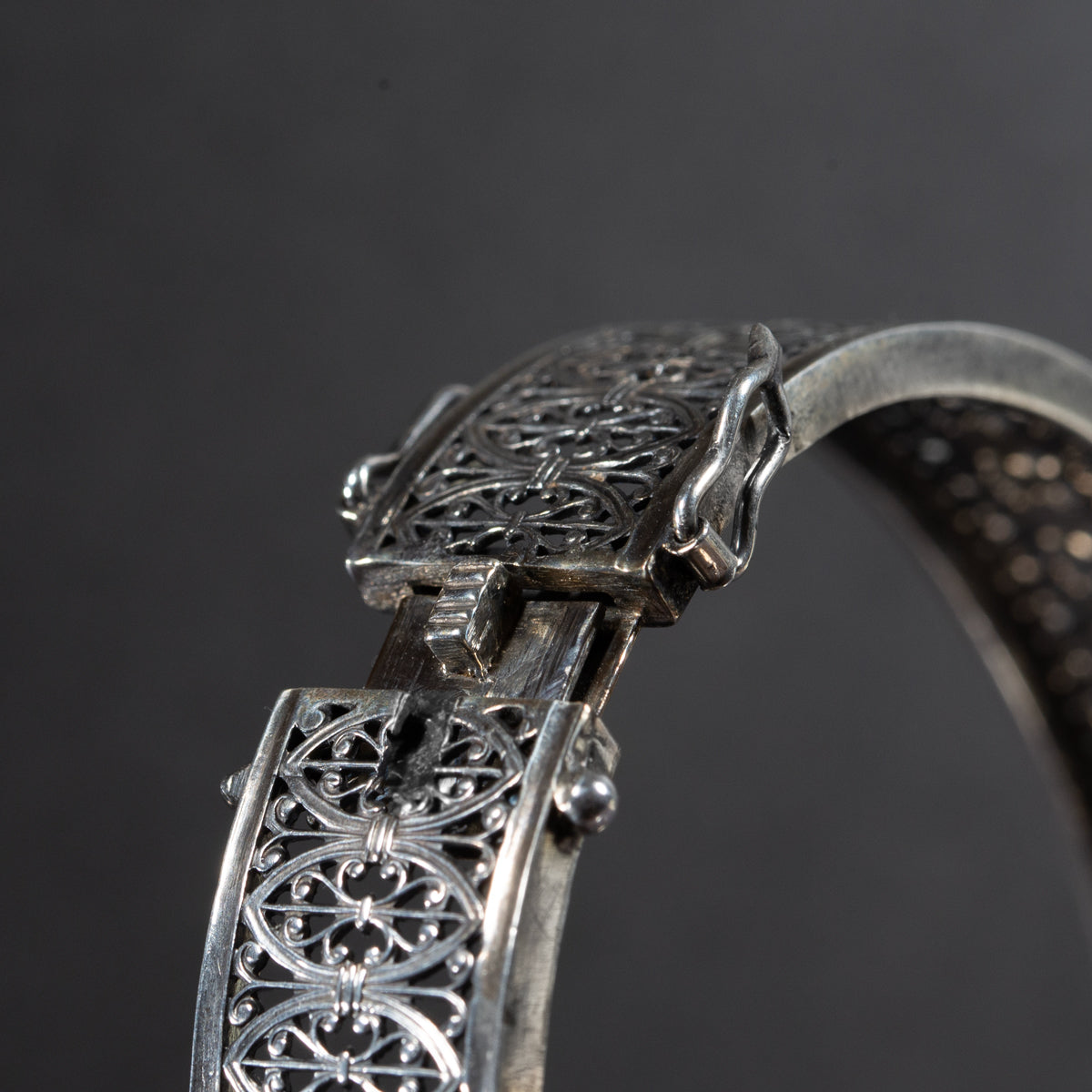 アンティーク ベルトバックル バングル シルバー925