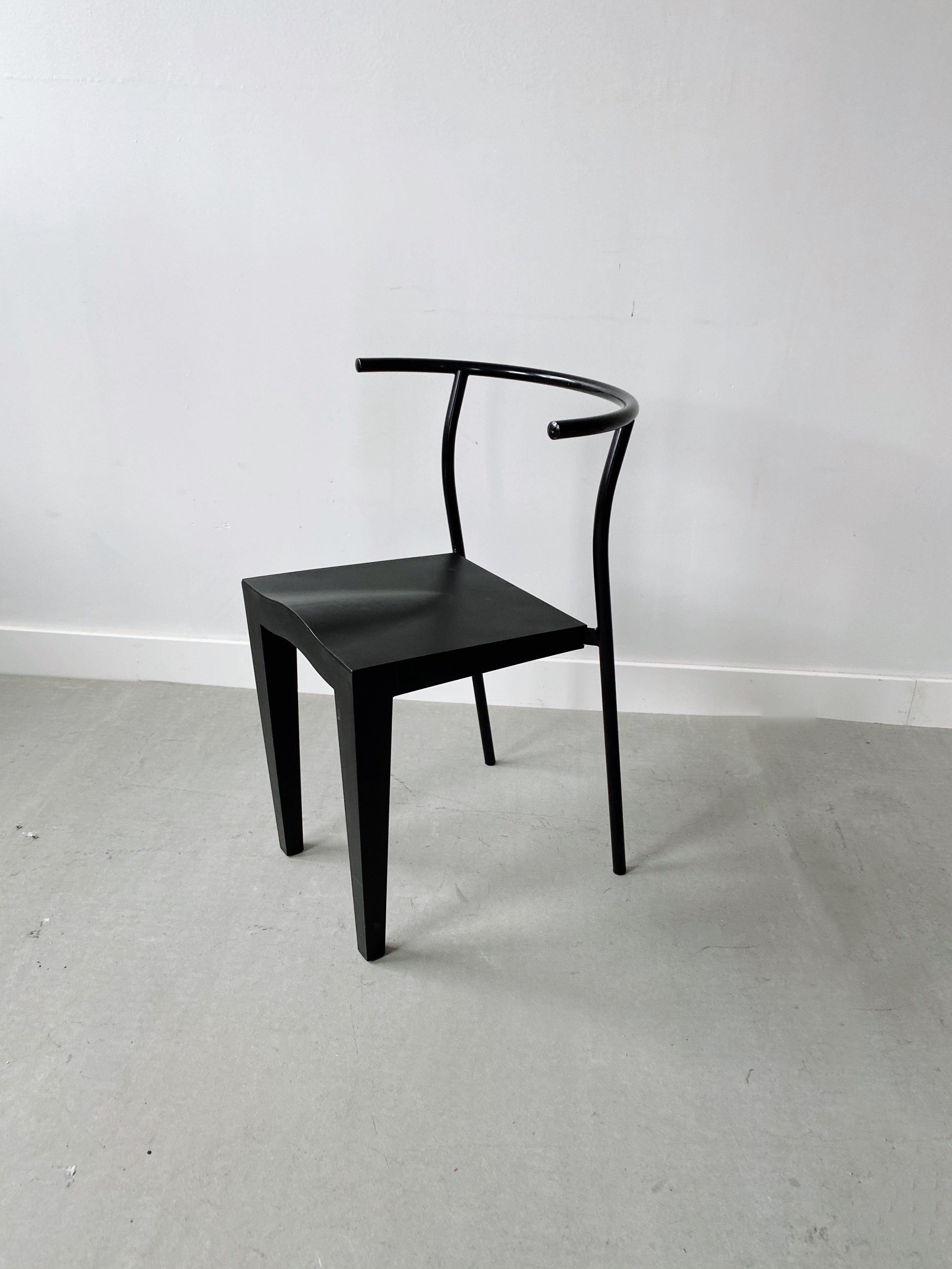 BLACK DR. GLOB CHAIR BY PHILLIPE STARCK FOR KARTELL | Maison Singulier