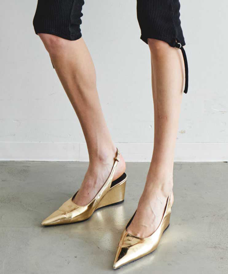 2way Pointed Wedge Pumps