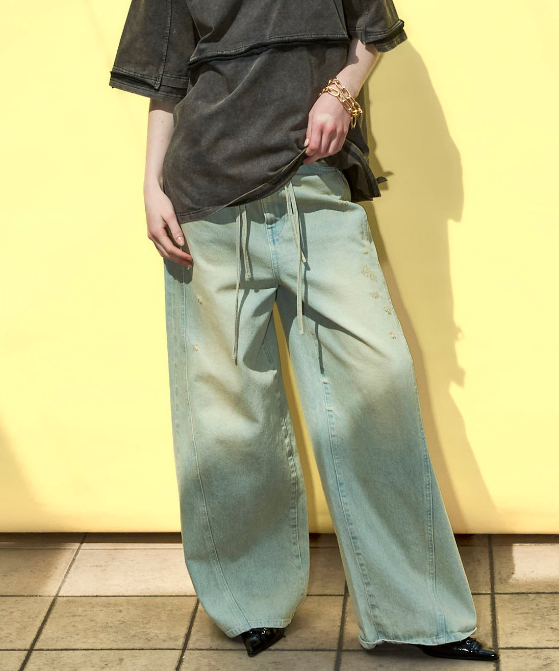 Colored Denim Pants