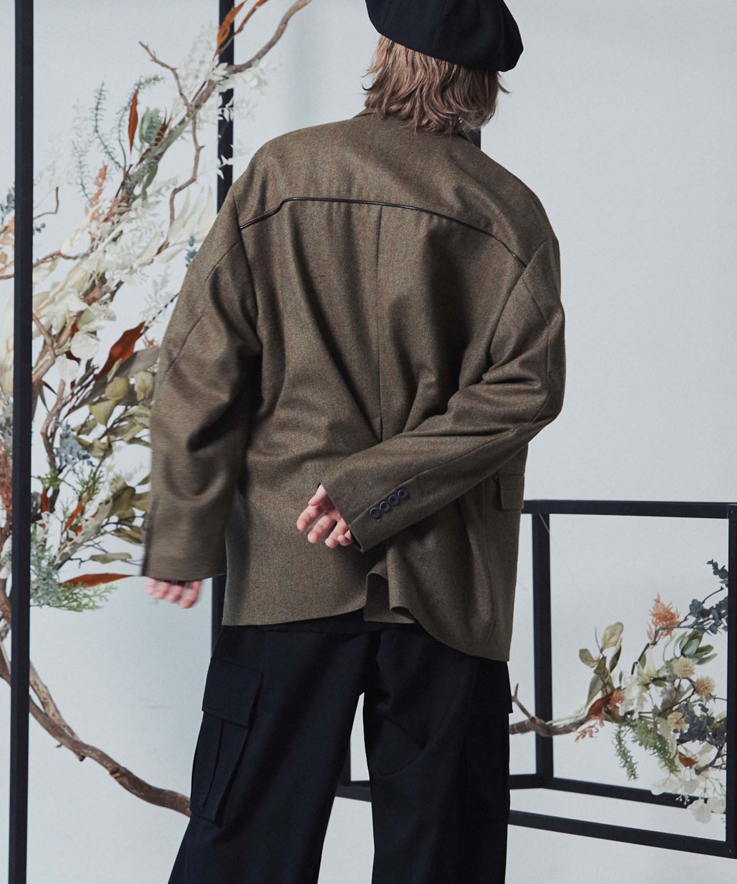 Italian Dead Stock Fabric】Prime-Over Canadian Jacket