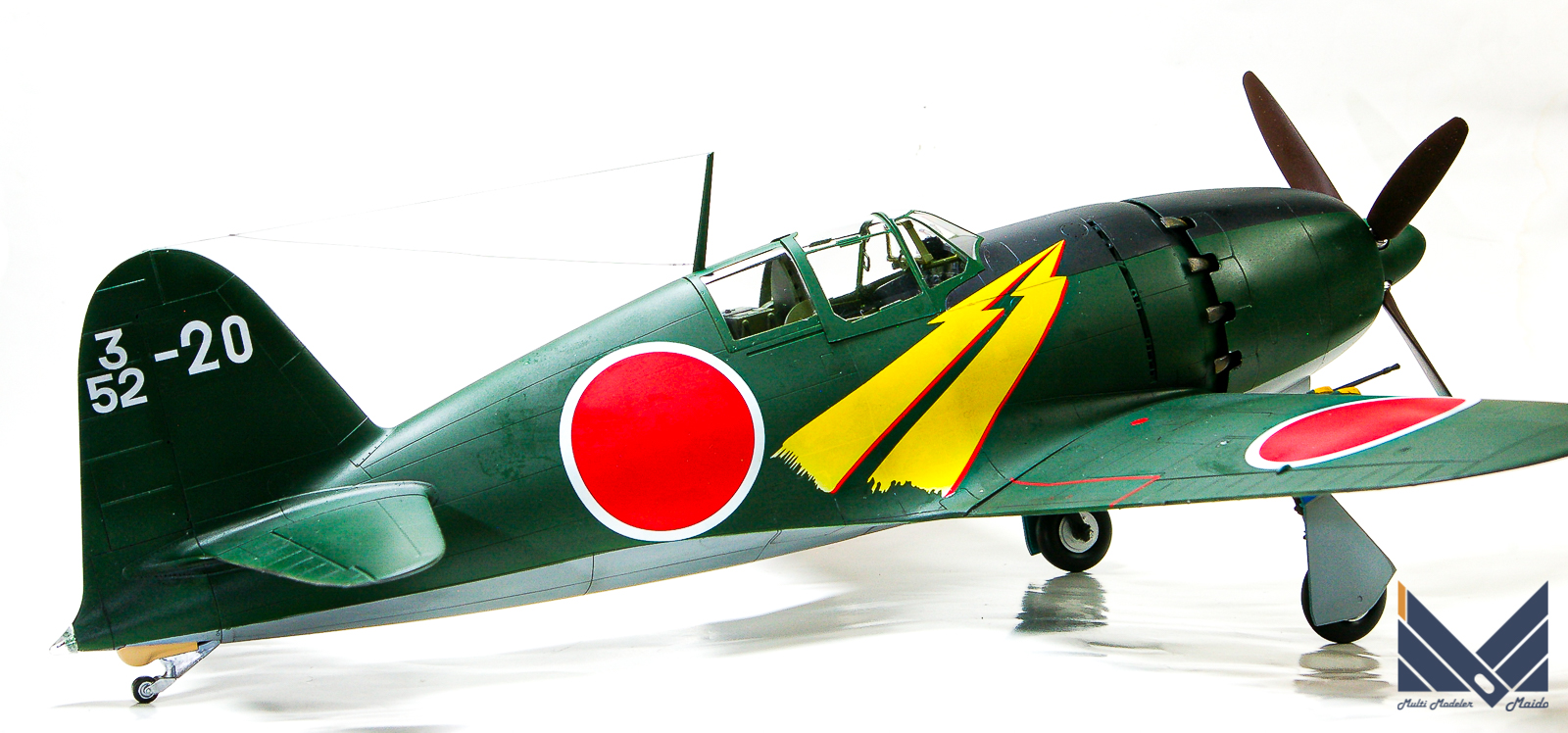 ハセガワ 1/32 日本海軍局地戦闘機「雷電」ニ一型 HASEGAWA J2M RAIDEN