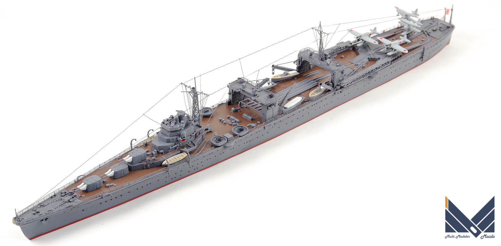 アオシマ 1/700 日本海軍水上機母艦「日進」完成品 NISSIN AOSHIMA