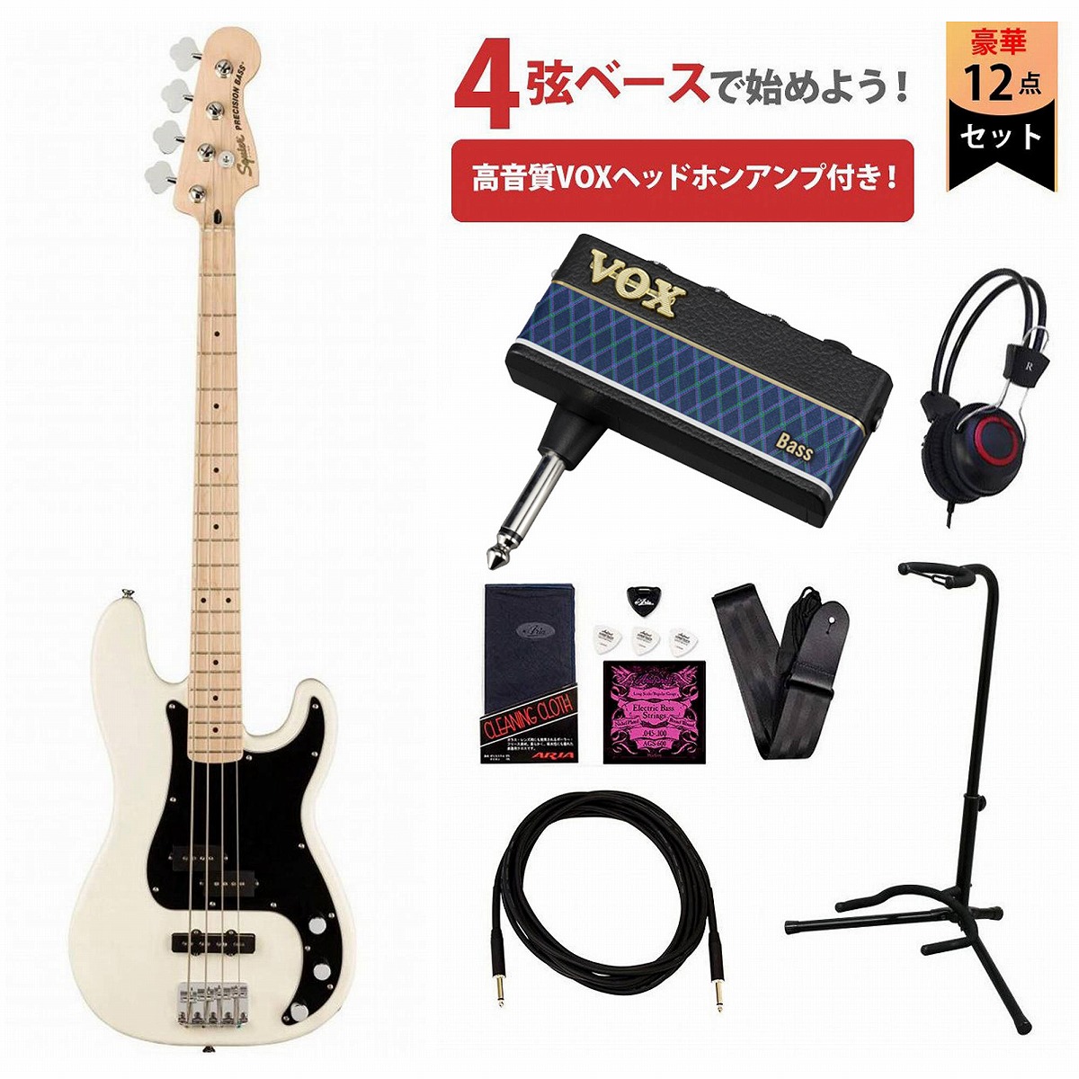 Squier by Fender / Affinity Series Precision Bass PJ Maple FB