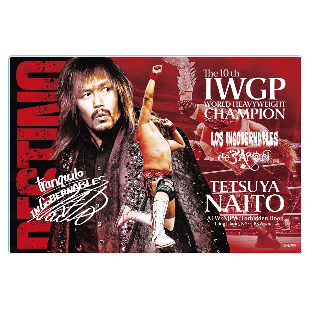 新日本プロレス アクリルブロック 2024.6.30. IWGP世界ヘビー級王座