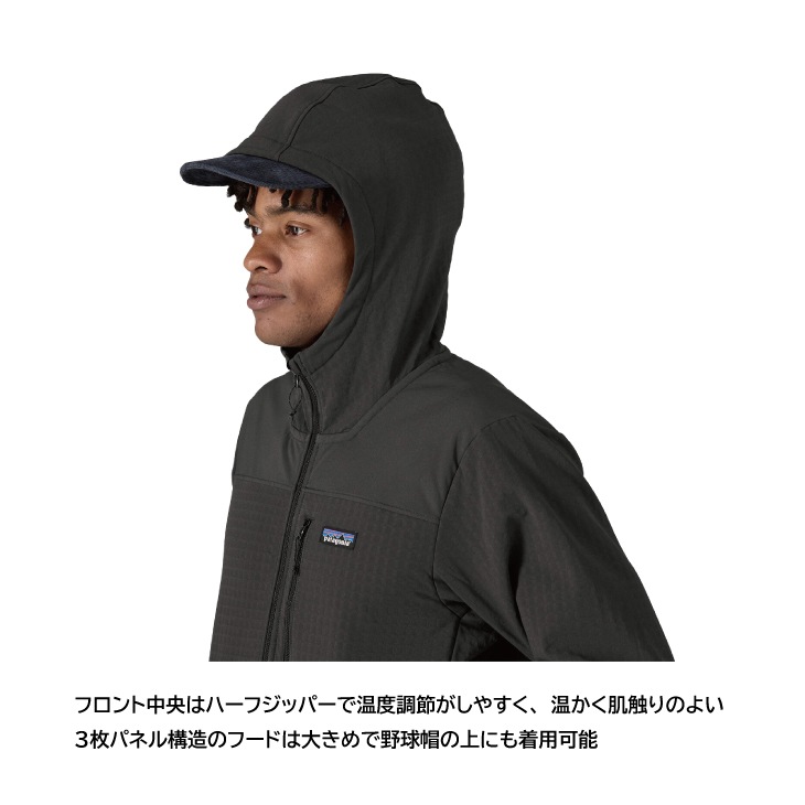 Patagonia R2 テックフェイス プルオーバー BLACK XL 新品 未使用S】パタゴニア M's R2 テックフェイス・プルオーバー